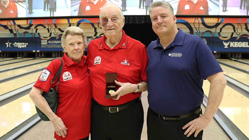 Fred Gordon celebrates 60 years at the USBC Open Championships